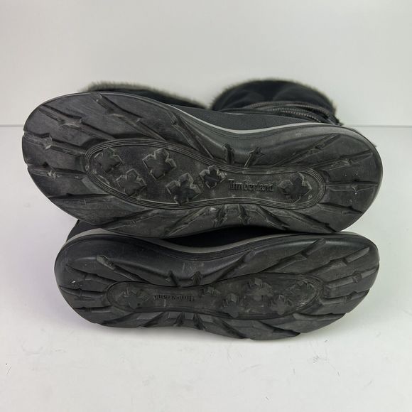 TIMBERLAND Womens Boots Faux Fur Lined Tall Warm Winter Snow Boots Size 6.5 - Picture 6 of 10